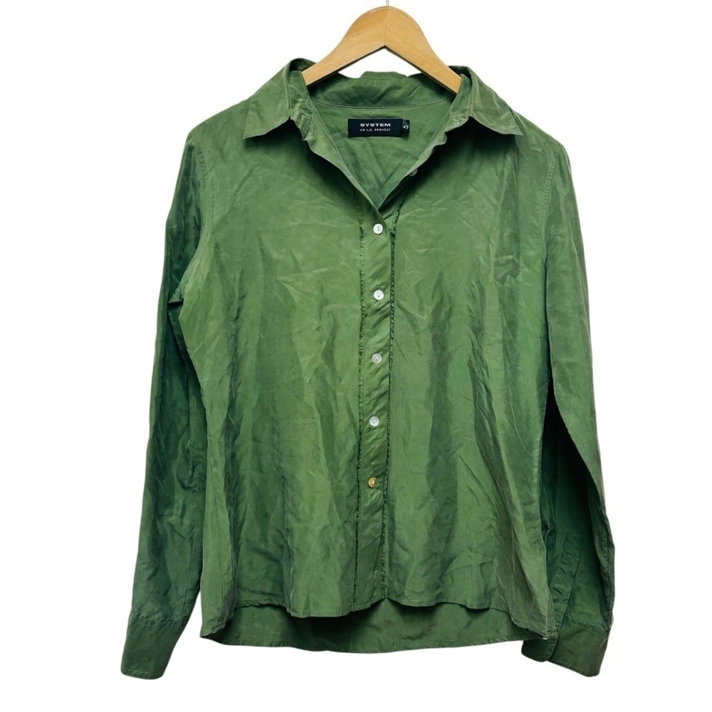 System An L.C. Project Silk Blouse